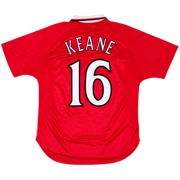 1999-00 Manchester United 'CL Winners' Shirt Keane #16 - 8/10 - (L)