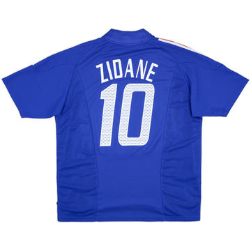 2002-04 France Home Shirt Zidane #10 - 6/10 - (XL)