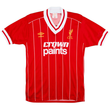 1982-85 Liverpool Home Shirt - 8/10 - (S)
