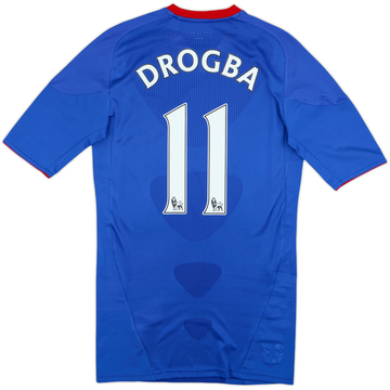 2010-11 Chelsea Player Issue TechFit Home Shirt Drogba #11 - 9/10 - (M)