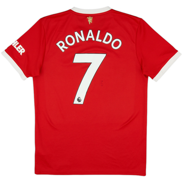 2021-22 Manchester United Home Shirt Ronaldo #7 - 6/10 - (M)