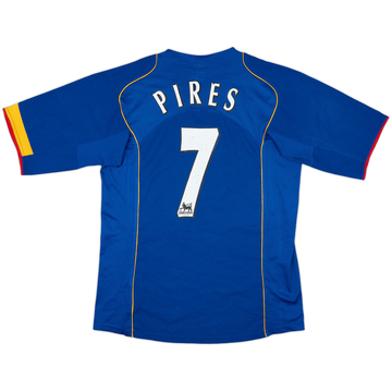 2004-06 Arsenal Away Shirt Pires #7 - 6/10 - (M)