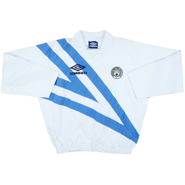 1991-93 Manchester City Umbro Drill Top - 8/10 - (L)