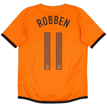 2012-13 Netherlands Home Shirt Robben #11 - 7/10 - (XL.Boys)