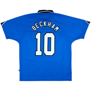 1996-98 Manchester United Third Shirt Beckham #10 - 9/10 - (XL)