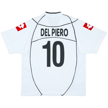 2002-03 Juventus Away Shirt Del Piero #10 - 8/10 - (XL)