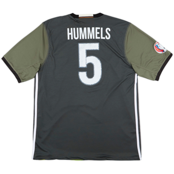2015-17 Germany Away Shirt Hummels #5 - 9/10 - (XXL)