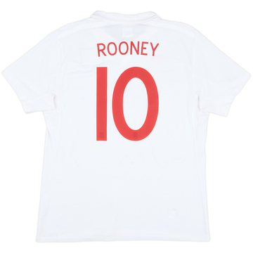 2009-10 England Home Shirt Rooney #10 - 8/10 - (L)