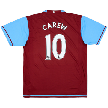 2007-08 Aston Villa Home Shirt Carew #10 - 10/10 - (L)
