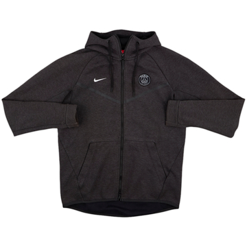2017-18 Paris Saint-Germain Nike Zipped Hooded Sweat Top - 9/10 - (M)