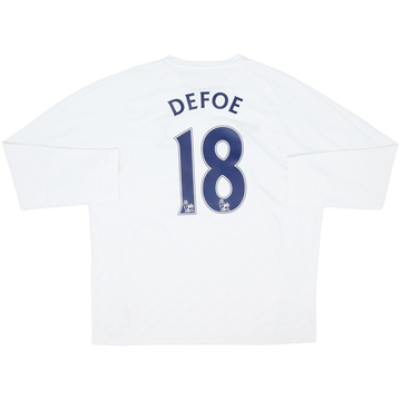 2007-08 Tottenham Home L/S Shirt Defoe #18 - 6/10 - (XL)