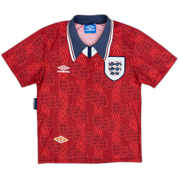 1993-95 England Away Shirt - 7/10 - (Y)