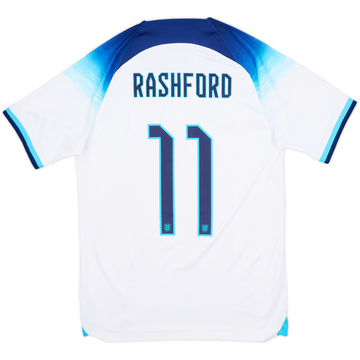 2022-23 England Home Shirt Rashford #11 - 5/10 - (S)