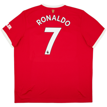 2021-22 Manchester United Home Shirt Ronaldo #7 (XXL)
