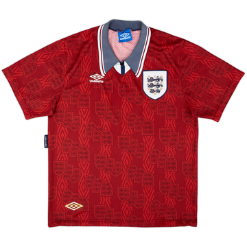 1993-95 England Away Shirt - 7/10 - (L)