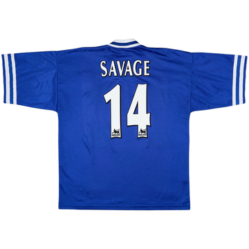 1996-98 Leicester Home Shirt Savage #14 - 9/10 - (L)