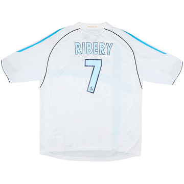 2005-06 Olympique Marseille Home Shirt Ribery #7 - 9/10 - (XL)