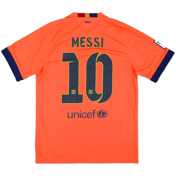 2014-15 Barcelona Away Shirt Messi #10 (M)