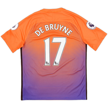 2016-17 Manchester City Third Shirt De Bruyne #17 - 9/10 - (M)