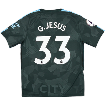 2017-18 Manchester City Third Shirt G.Jesus #33 - 8/10 - (M)