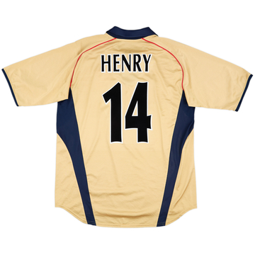 2001-02 Arsenal Away Shirt Henry #14 - 8/10 - (L)