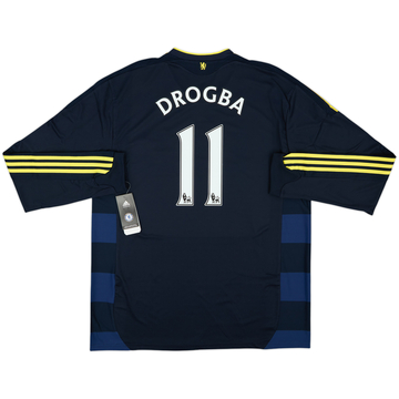 2009-10 Chelsea Player Issue Away L/S Shirt Drogba #11 (XXL)