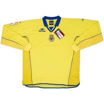 2001-03 Villarreal Home L/S Shirt (XL)