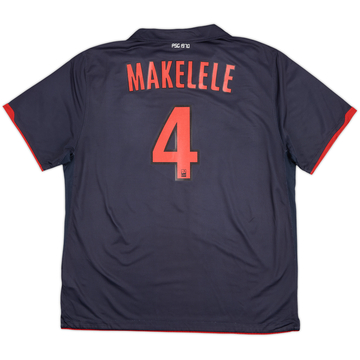 Camiseta de visitante del Paris Saint-Germain 2010-11 Makelele #4 - 7/10 - (XXL)