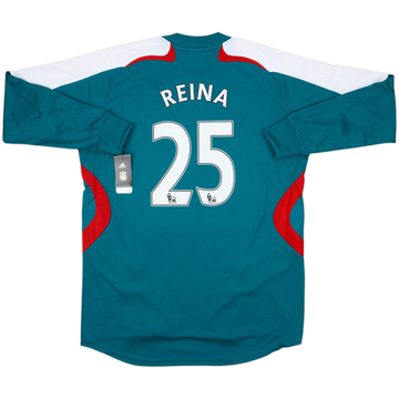 2007-08 Liverpool Player Issue GK Shirt Reina #25 (XL)