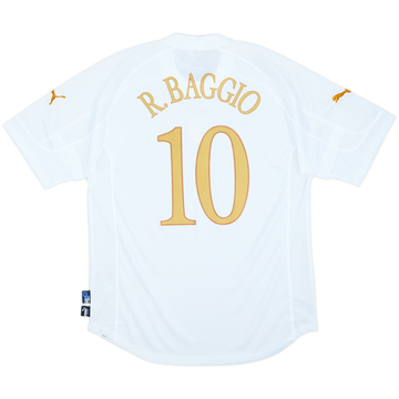 2004-06 Italy Away Shirt Baggio #10 (XL)