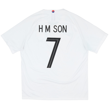 2018-19 South Korea Away Shirt H M Son #7 - 7/10 - (XXL)