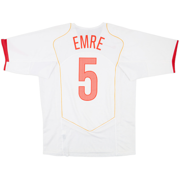 2004-06 Turkey Away Shirt Emre #5 - 7/10 - (L)