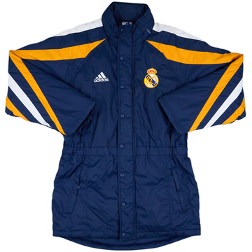 1997-98 Real Madrid adidas Padded Bench Coat - 10/10 - (S)