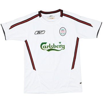 2003-04 Liverpool Away Shirt - 8/10 - (M.Boys)