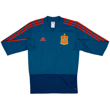 2017-18 Spain adidas Drill Top - 9/10 - (S)