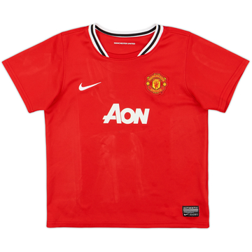2011-12 Manchester United Home Shirt - 7/10 - (7-8 Years)