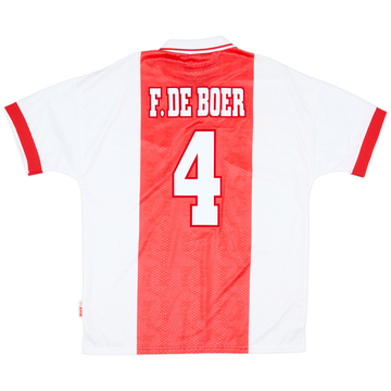 1998-99 Ajax Home Shirt F.De Boer #4 - 10/10 - (L)
