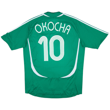 2006-07 Nigeria Home Shirt Okocha #10 - 6/10 - (XL)