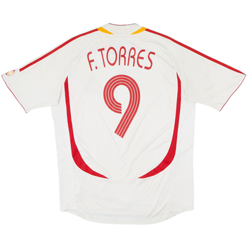 2006-08 Spain Away Shirt F.Torres #9 - 6/10 - (L)
