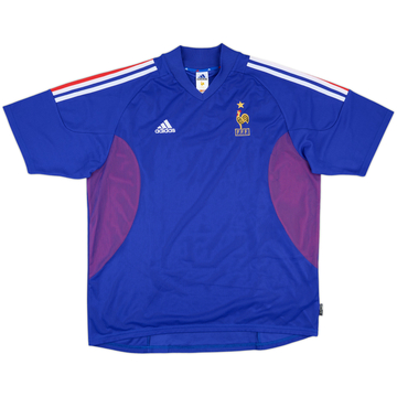 2002-04 France 'Signed' Home Shirt - 10/10 - (XL)