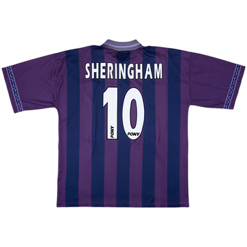 1995-97 Tottenham Away Shirt Sheringham #10 - 7/10 - (XL)