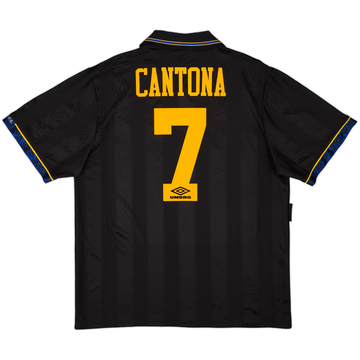 1993-95 Manchester United Away Shirt Cantona #7 - 9/10 - (XL)