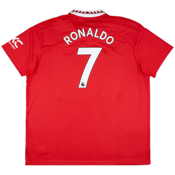 2022-23 Manchester United Home Shirt Ronaldo #7 - 8/10 - (3XL)