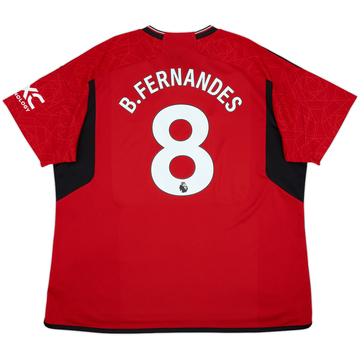 2023-24 Manchester United Home Shirt B.Fernandes #8 - 9/10 - (3XL)