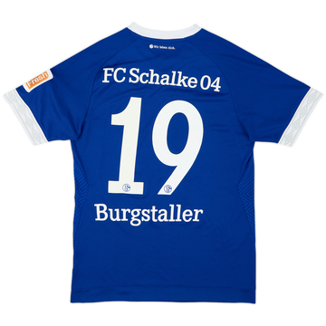2018-19 Schalke Home Shirt Burgstaller #19 - 5/10 - (S)