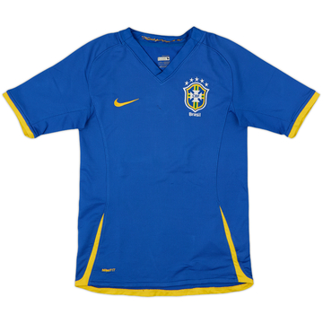 2008-10 Brazil Away Shirt - 7/10 - (M.Boys)