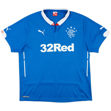 2014-15 Rangers Home Shirt - 8/10 - (XL)