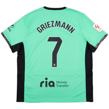 2023-24 Atletico Madrid Third Shirt Griezmann #7 - 9/10 - (XXL)