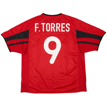 2001-02 Atletico Madrid Away Shirt F.Torres #9 - 8/10 - (L)