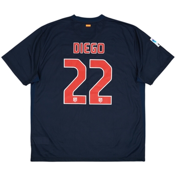 2011-12 Atletico Madrid Away Shirt Diego #22 - 8/10 - (XXL)